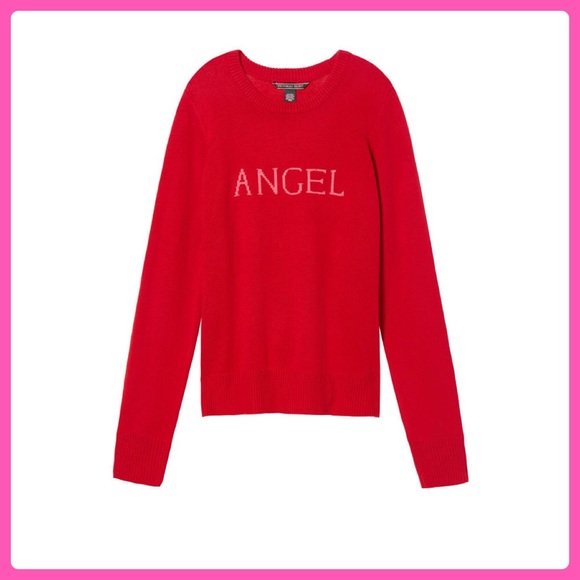 New Victoria’s Secret Red Angel Sweater - Picture 2 of 6